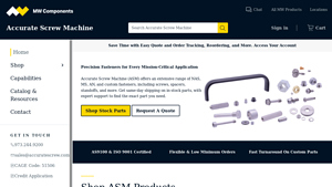 Accurate Screw Machine - Custom Fasteners