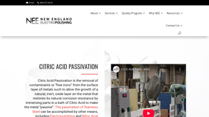 NE Electropolishing - Citric Acid Passivation