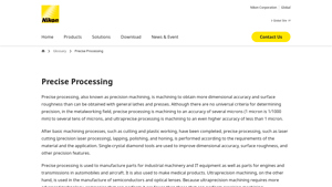 Nikon - Precision Machining Solutions