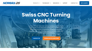 Nomura DS - Swiss-style CNC Turning Machines