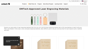 OmTech - Walnut Plywood 1/8 6PCS 12x12