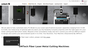 OMTech - Fiber Laser Cutting Machines