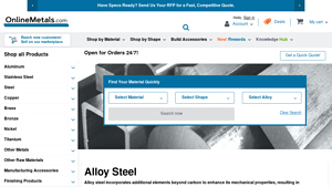 Online Metals - Alloy Steel Solutions