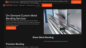 OSH Cut - On-Demand Custom Metal Bending Services