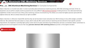 Owens Industries - Custom Aluminum CNC Machining