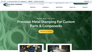 Pacific Metal Stampings - Precision Metal Stamped Parts