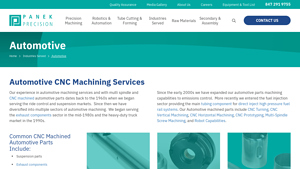 Panek Precision - CNC Machining Services