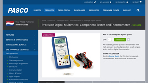 Pasco - Precision Digital Multimeter SB-9631B