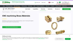 PCBWay - CNC Machining in Brass