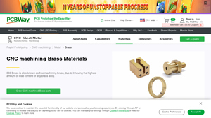PCBWay - CNC Machining in Brass