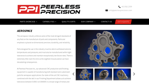 Peerless Precision - Aerospace CNC Machined Parts