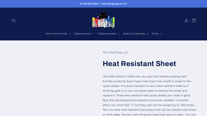 Pensacola Vinyl Shop - Heat Resistant Sheet
