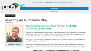 Pentaprecision - Aluminium Alloys