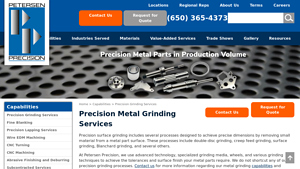 Petersen Precision - Precision Grinding Services