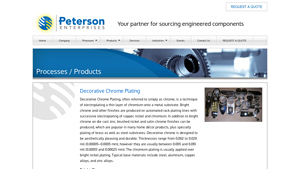 Peterson Enterprises - Decorative Chrome Plating