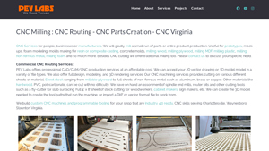 Pevlabs - CNC Milling & Routing Services
