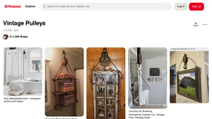 Pinterest - Vintage Pulleys Ideas