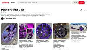 Prismatic Powders - Purple Powder Coated Auto Parts