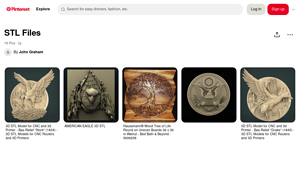 Pinterest - 3D STL Models and Refurbished 3D Printers