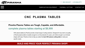 Piranha - CNC Plasma Tables