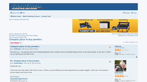 PlasmaSpider - Powder Buying Guide