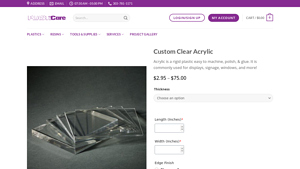 Plasticare Inc - Custom Clear Acrylic