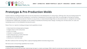Plastic Parts Inc - Prototype & Pre-Production Molds