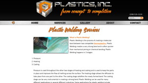 Plastics Inc - Plastic Welding Services
