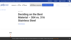 Polycase - 304 Stainless Steel Solutions