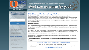 Polymer Plastics - PFA Sheet and Rod
