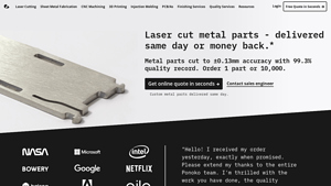 Ponoko - Metal Laser Cutting Services