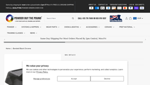 Powder Buy The Pound - Bonded Black Chrome Powder Coating