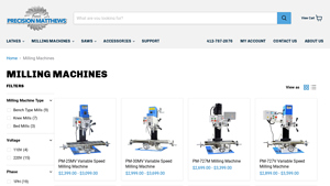 Precision Matthews - PM-25MV Milling Machine