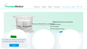 Precision Medical - PMX900 Filtered Vacuum Trap