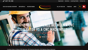 Premier Equipment - Used CNC Machines