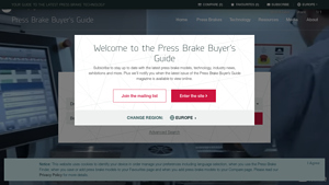 Press Brake - Key Product Details