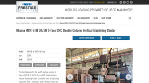 MCR-B III - 5-Face Machining Center
