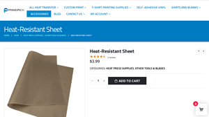Prime Pick - Heat-Resistant Sheet