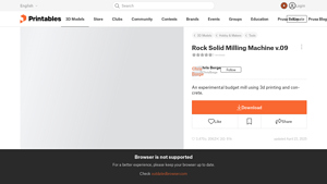 Printables - Rock Solid Milling Machine V0.9
