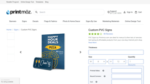 PrintMoz - Custom PVC Signs