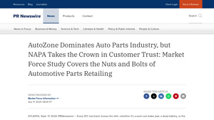 AutoZone - Market Leader in Auto Parts