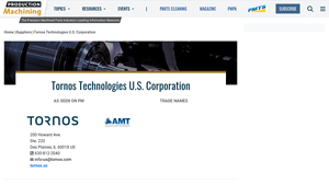 Tornos Technologies - Swiss Machine Tools