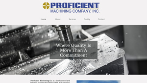 Proficient Machining - CNC Milled Parts