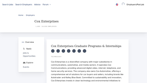 Cox Enterprises - Internships & Entry-Level Jobs