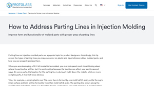 Protolabs - Injection Molding Services
