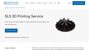 Protolabs - SLS 3D Printing Service