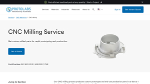 Protolabs - CNC Milling Service
