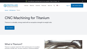 Protolabs - Titanium CNC Machining