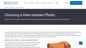 Protolabs - Key High-Temperature Polymers