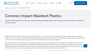Protolabs - Impact-Resistant Plastics